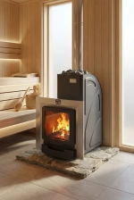 Печь для бани Каскад-12 Т Панорама (2018)