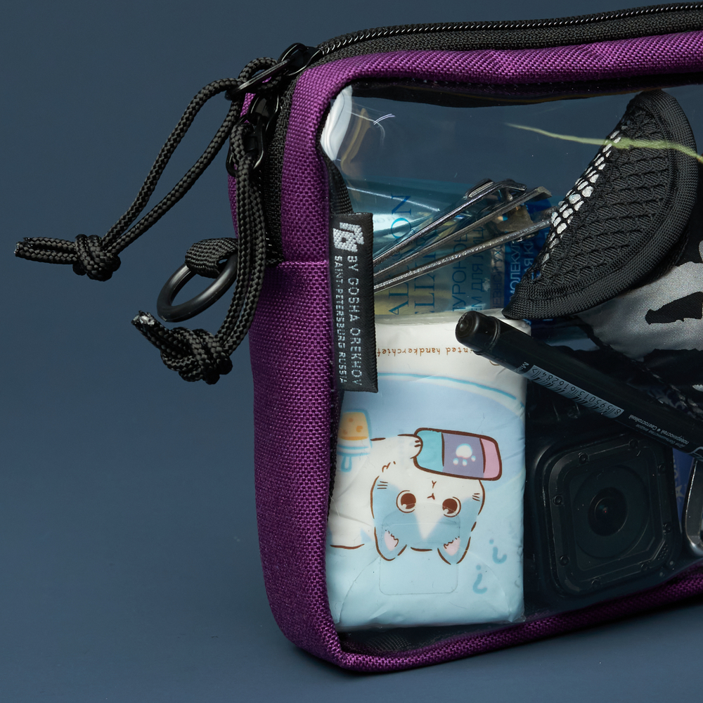 Transparent Case GO box фиолетовый