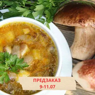 Суп из белых грибов / 1 л
