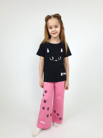 7-55-1 Пижама для девочки (фуфайка и брюки)