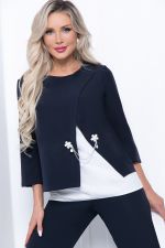 Костюм тройка "Стефания" (блю) К7114 LT Collection (Акция)