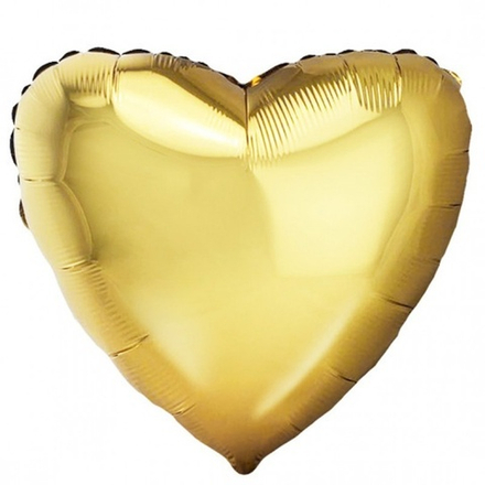 Шар Flexmetal Сердце 18" античное золото #201500OG