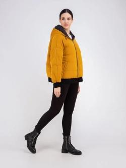 Куртка кожаная натуральная трансформер