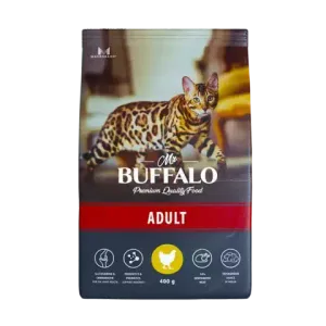 Корм сухой , Mr.Buffalo для взрослых кошек, с курицей