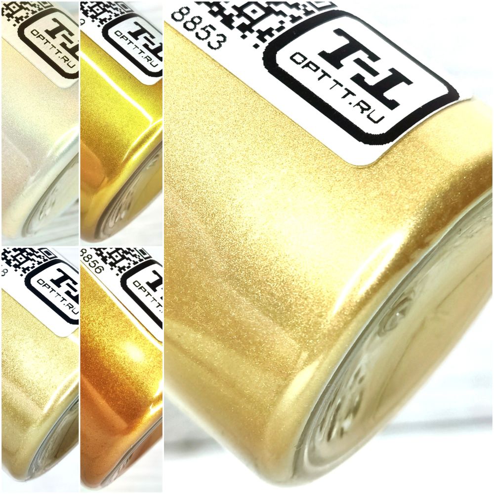 Хайлайтер - шиммер сухой "Золотой" - набор 5 штук