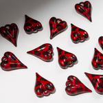 Подвеска "Красный леопард", 27*20мм, акрил