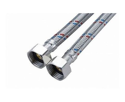 Подводка для воды сталь 1/2" 40см г/г