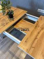 Большой кухонный стол "Макси", дуб Вотан