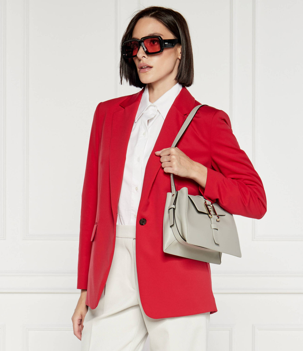 Кожаная сумка через плечо NUVOLA Furla - серый(WB01274 BX2045)