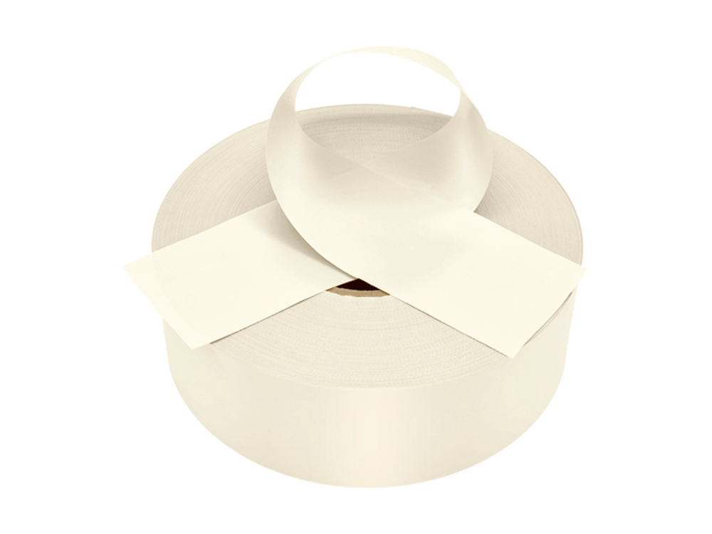 Лента плиссированная для наградных розеток. Цвет Молочный 001