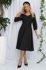 Платье Виктория (черное) П13069-3М LT Collection