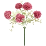 Искусственные цветы «Букет хризантем» 25см 5 цветков розовые