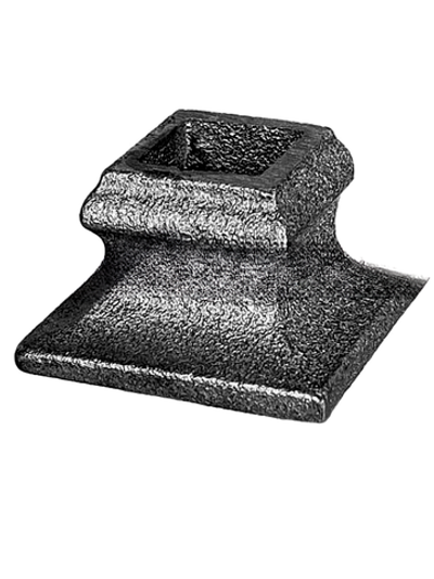 Кованый элемент Вставка в балясину 23х38 мм, отв.13, вес: 0.055 кг.