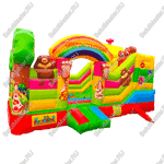 Коммерческий надувной батут "В гостях у Маши", 6х4х3