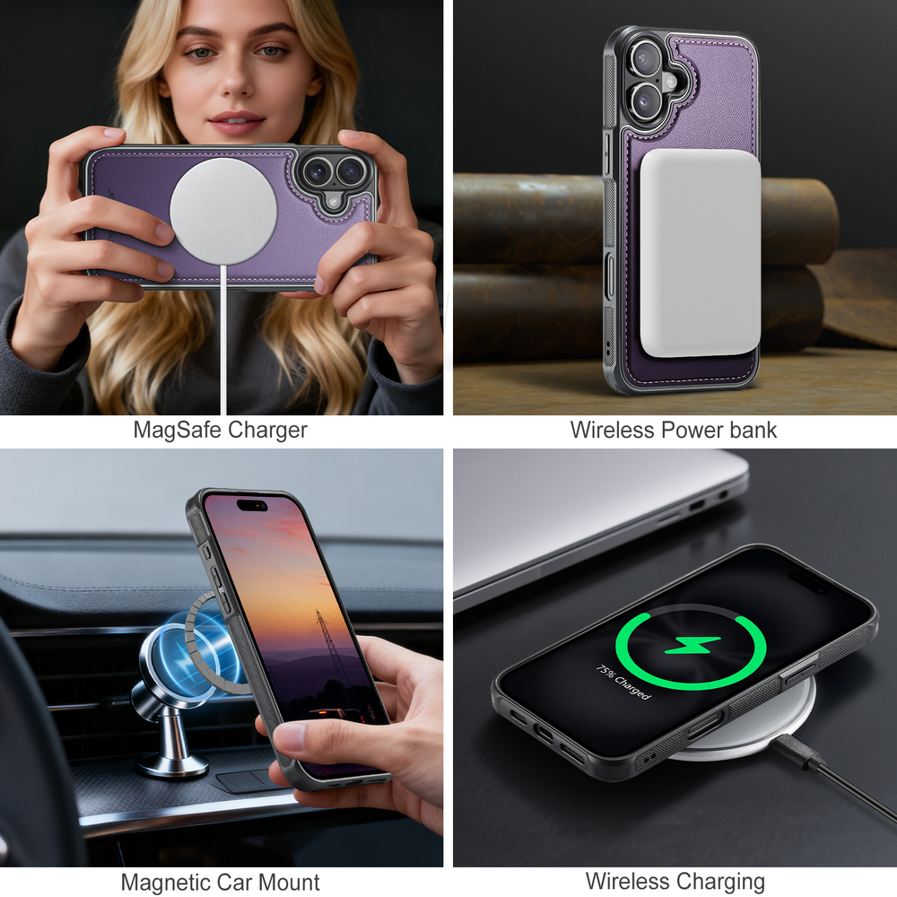 Чехол CaseMe Cardholder 2 in 1 iPhone 17