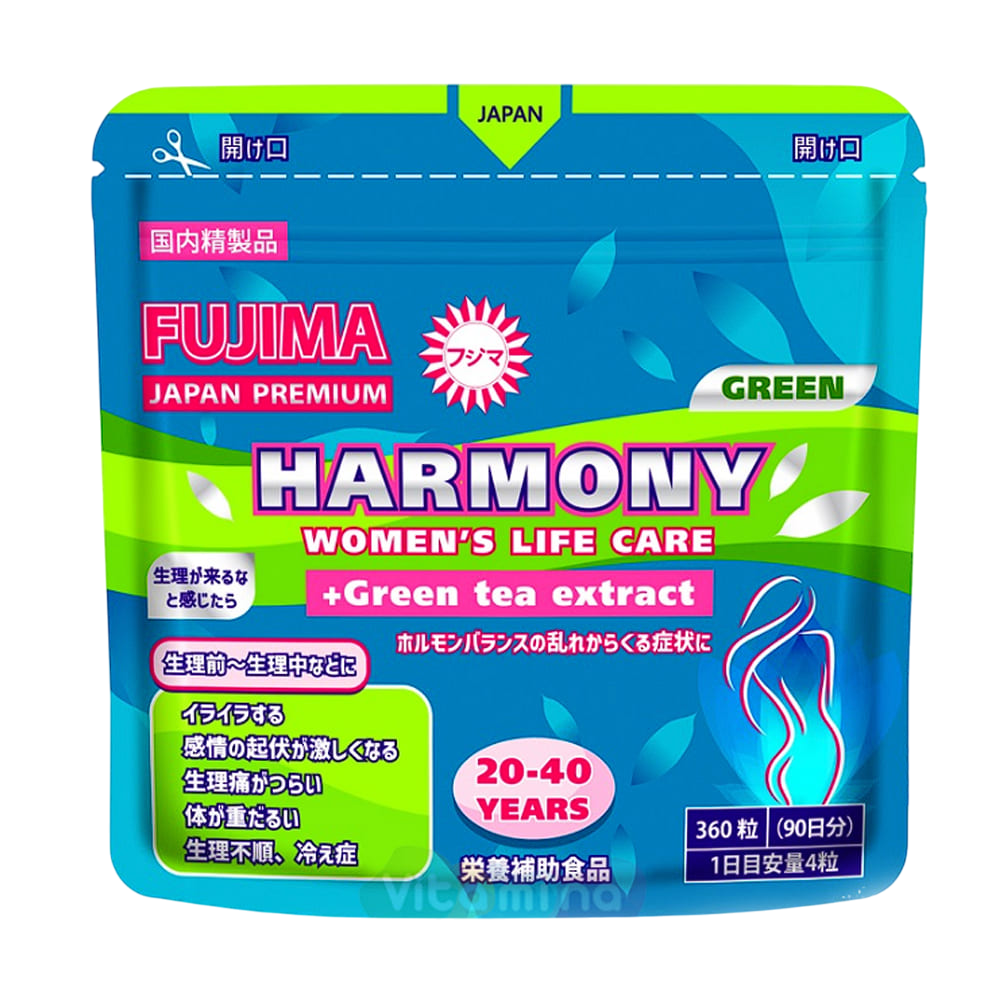 Fujima Harmony 360 caps Green 20-40 / Red 40+ , Комплекс Гармония для Женского здоровья