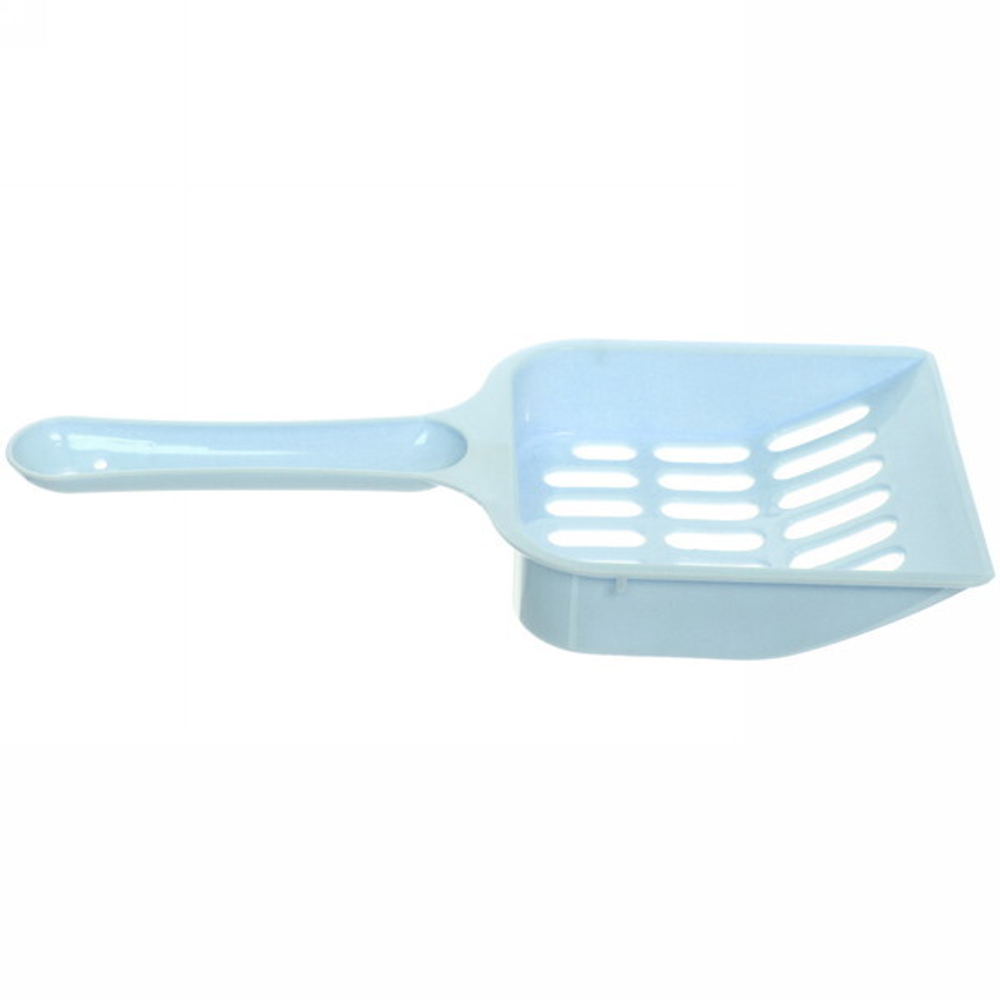 Туалет-домик для кошек «Уютное место» 53*41*40см с выдвижным ящиком для уборки, цвет голубой