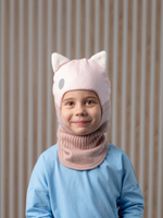 Шлем зимний вязаный (Пион) КИС