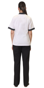 Китель женский белый с отделкой