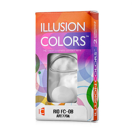 Карнавальные контактные линзы ILLUSION RIO (уп. 2 линзы)
