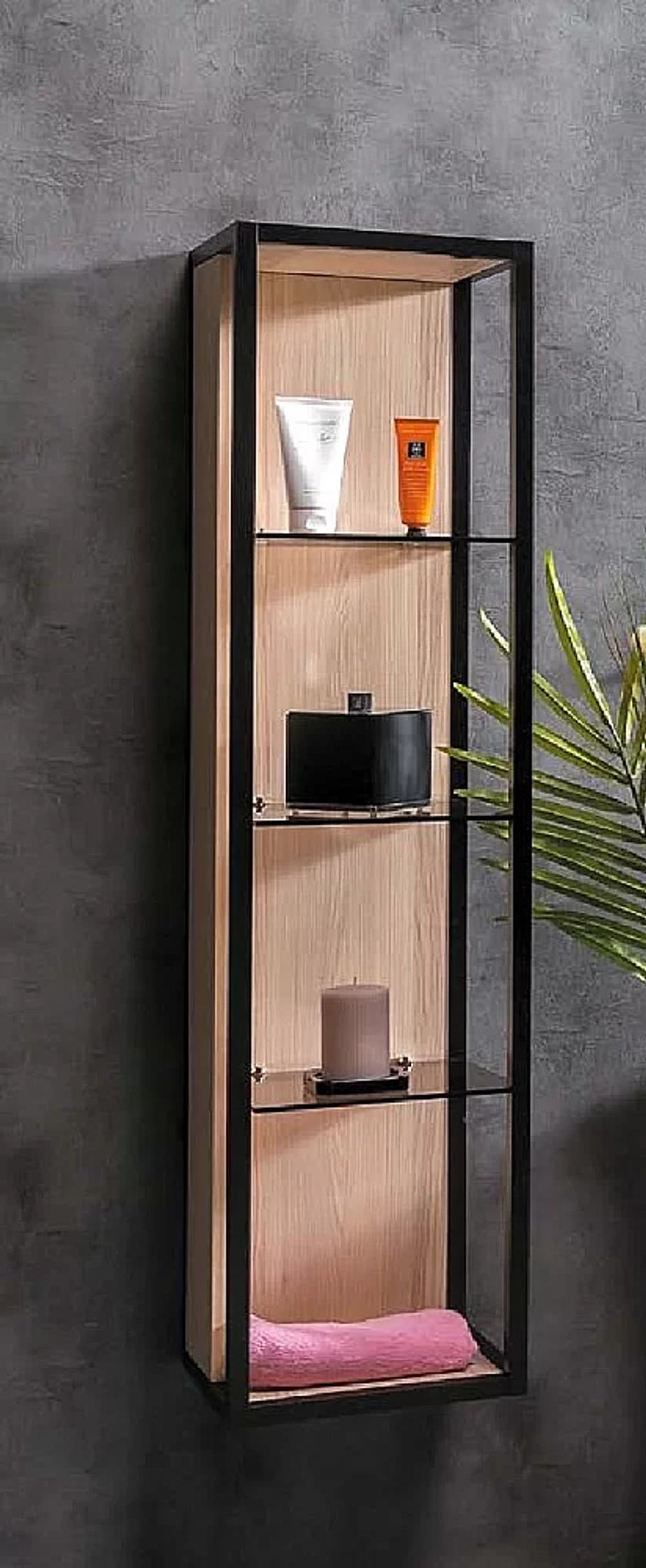 Пенал Armadi Art Loft высокий светлое дерево