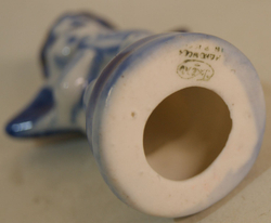 Статуэтка «Ангел». Фарфор. Гжель. 1990-е гг. Высота - 8 см. Клеймо производителя.