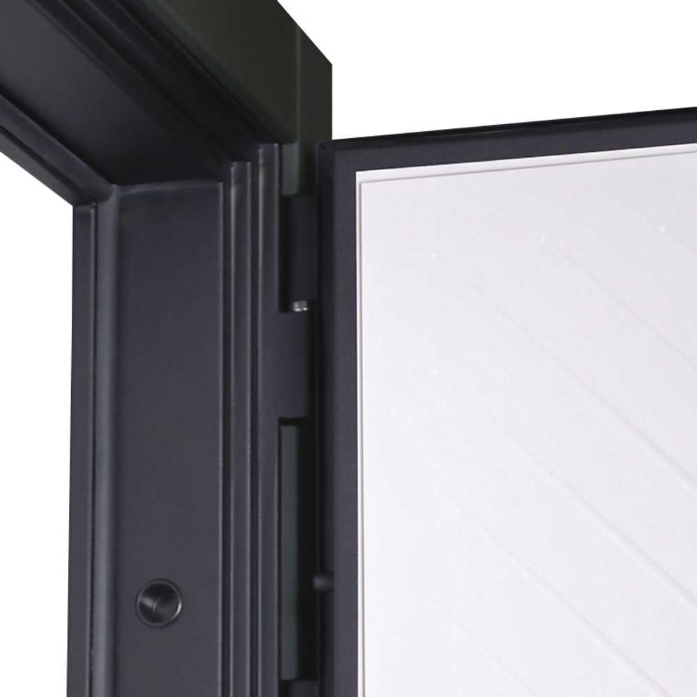 Стальная дверь «Vertu» (адаптивная замковая часть). Заказная модель.