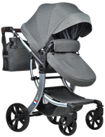 Коляска трансформер Aimile Original New Silver (Темно-серый NDS-2)