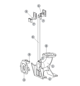 Устройство погружного монтажа WSD DN50/2RK (для REXA PRO V05/C05)