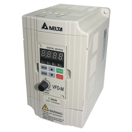 Преобразователь частоты 1.5кВт 220В Delta VFD-M VFD015M21A
