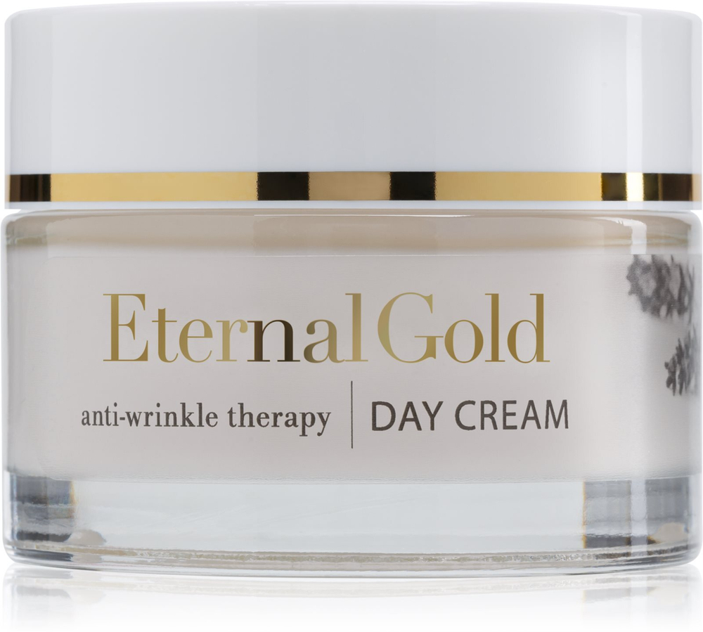 Organique Eternal Gold Anti-Wrinkle Therapy - дневной крем против морщин для сухой и чувствительной кожи /   50  ml  / GTIN 5902944650707