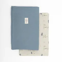 Набор муслиновых пеленок Lollycottons Утки