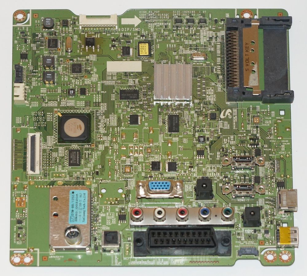 BN41-01632C mainboard телевизора Samsung PS43D49A1W