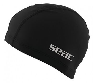 Шапочка для плавания Seac Comfort черный стрейч