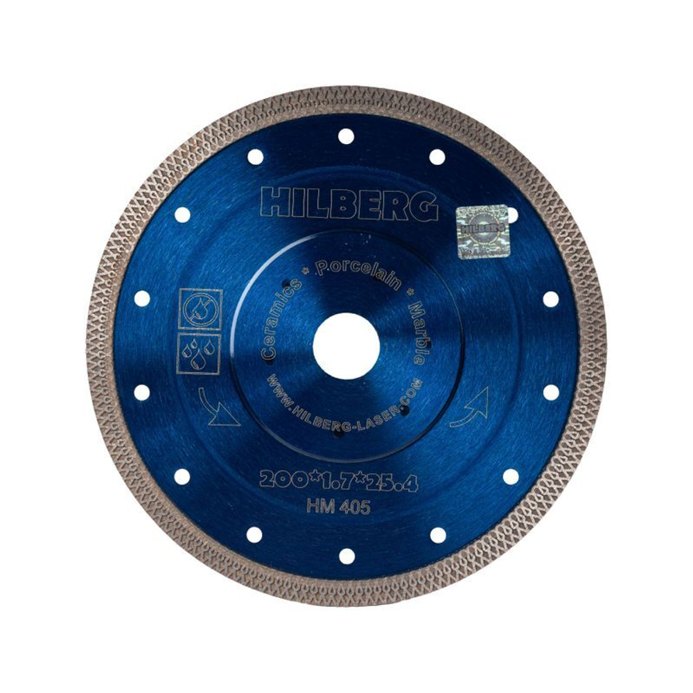 Диск алмазный Hilberg Hard Materials X-type 200x1,7x25,4 мм