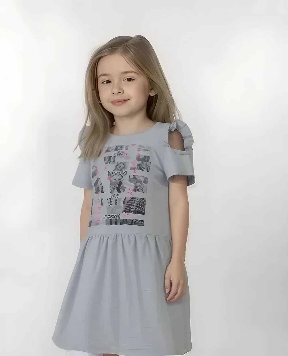 11-113-4 платье для девочки Luneva.