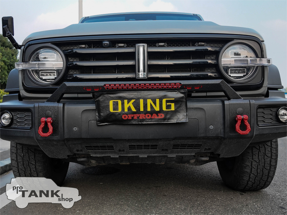 TANK 300 Дуга переднего бампера OKING с шаклами