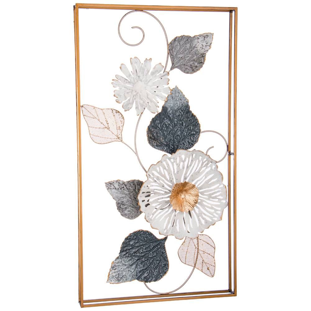 ПАННО НАСТЕННОЕ КОЛЛЕКЦИЯ "ЦВЕТОЧНАЯ СИМФОНИЯ" 50.2*90.8*5.7 СМ