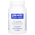 Pure Encapsulations, L-лизин, 90 капсул (500 мг в 1 капсуле)