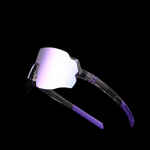 Спортивные очки HILX Savage (L) Shiny Crystal Grey Purple / Purple Lens