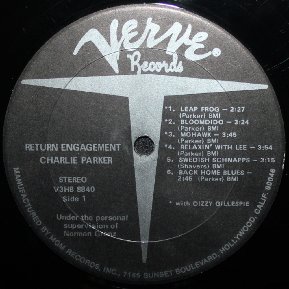 Charlie Parker / Verve Return Engagement (2LP)