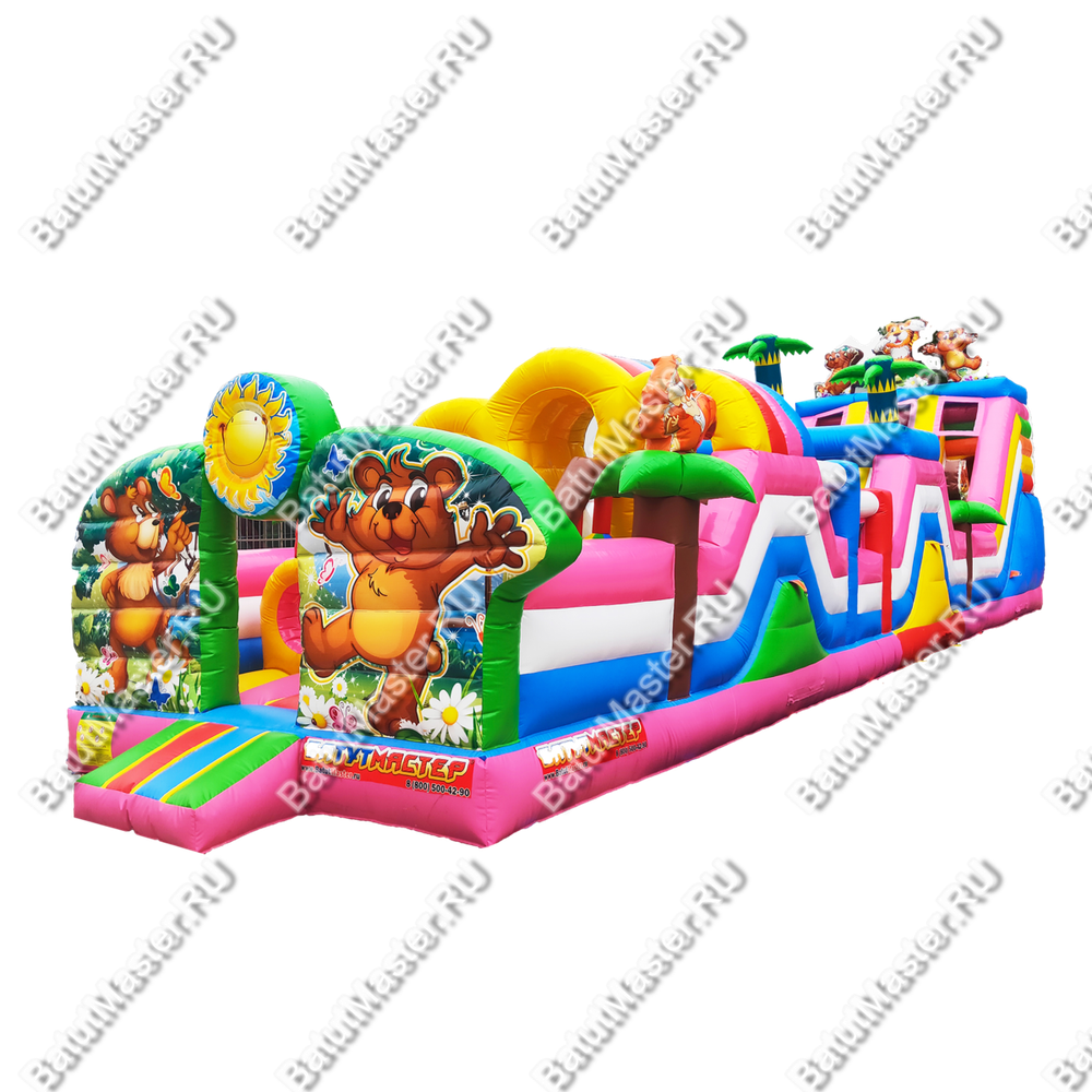 Полоса препятствий "Мишки" 21*4*6 м