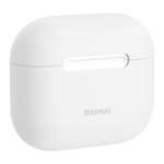 Чехол для Apple AirPods 3 Baseus Super Thin Silica Gel Case - White