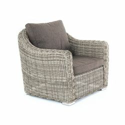 "Фабриция" кресло из искусственного ротанга, цвет серый
