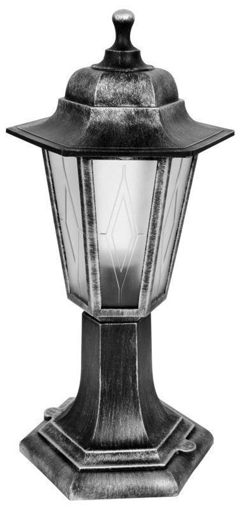 Светильник садово-парковый PP4104 C42 НТУ 06-60-001 У1 "Оскар1" 6-гран. пласт. +пласт. черн. серебро Camelion 13844 Светильник садово-парковый PP4104 C42 НТУ 06-60-001 У1 "Оскар1" 6-гран. пласт. +пласт. черн. серебро Camelion 13844