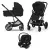 Детская коляска Cybex Balios S Lux BLK 3 в 1 Moon Black