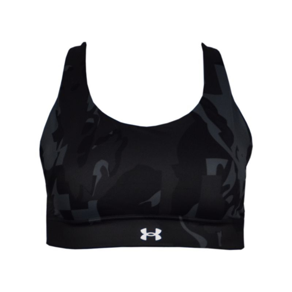 ТОП теннисный Under Armour Womens Iso Chill Team Mid Bra - черный