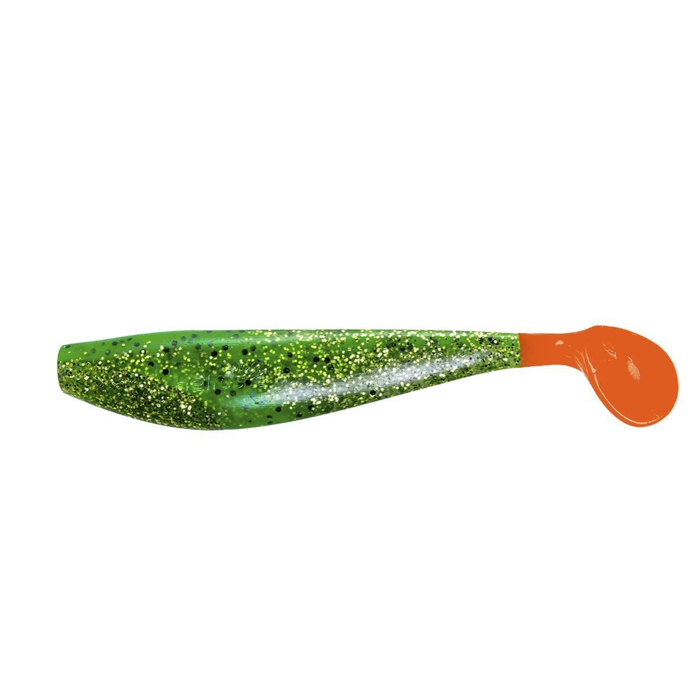 Виброхвост Zander 4"/10,2см Green Peas OT 5шт. (HS-36-054) Helios
