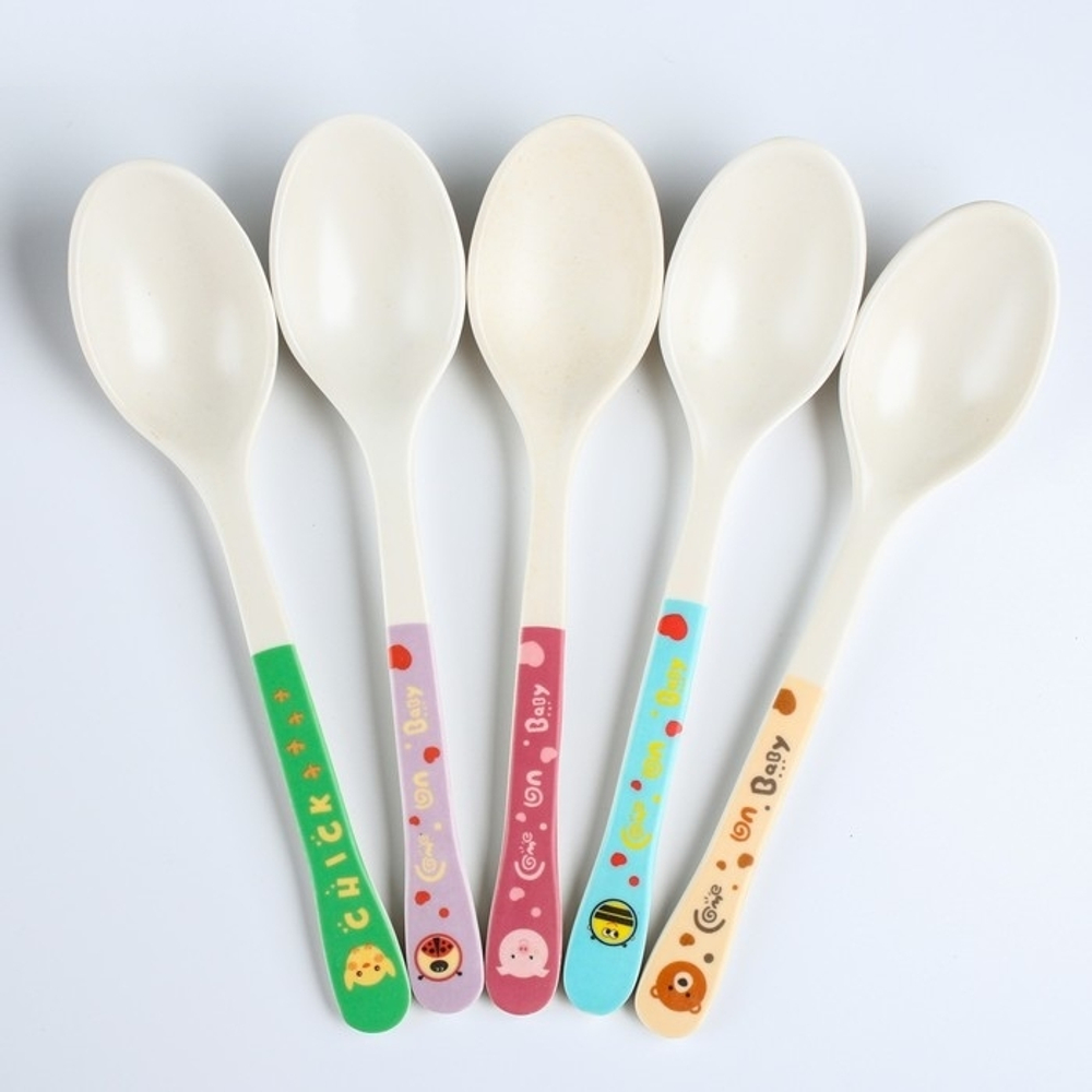 3973785 Ложка детская для кормления из бамбука