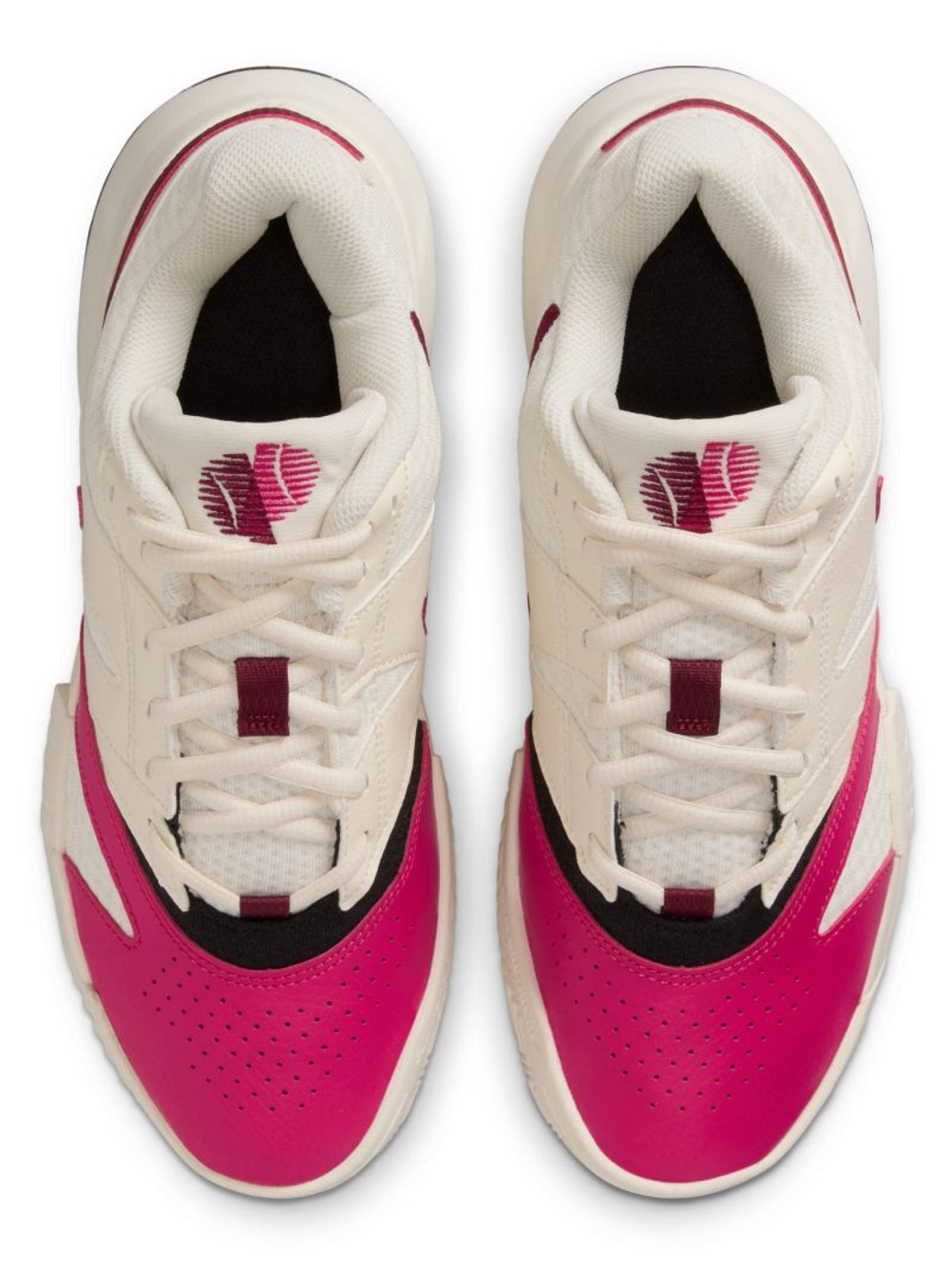 Женские теннисные кроссовки Nike Court Lite 4 Clay - pale ivory/rush pink/sail/team red